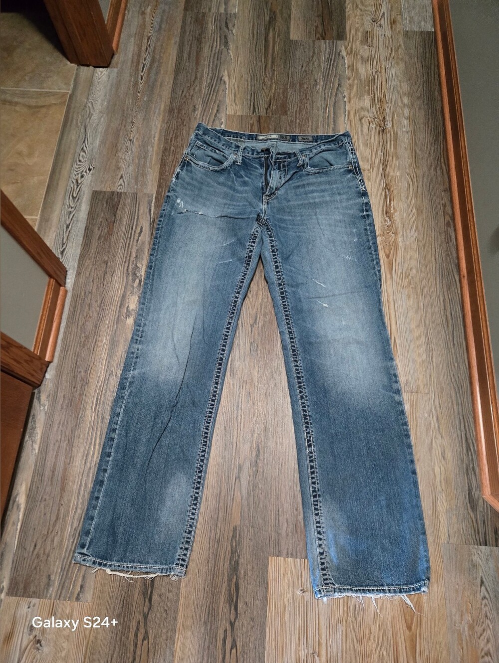 BKE Men's Seth Denim Jeans in Blue Wash